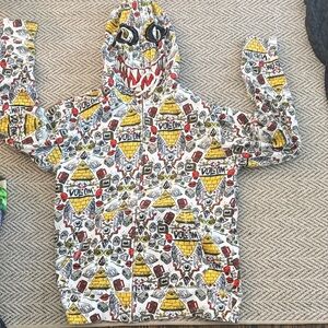 Volcom Graphic Hoodie - White, Yellow, Red, Black